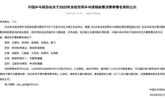 开云体育:2025多哈世乒赛国乒参赛名单公布
